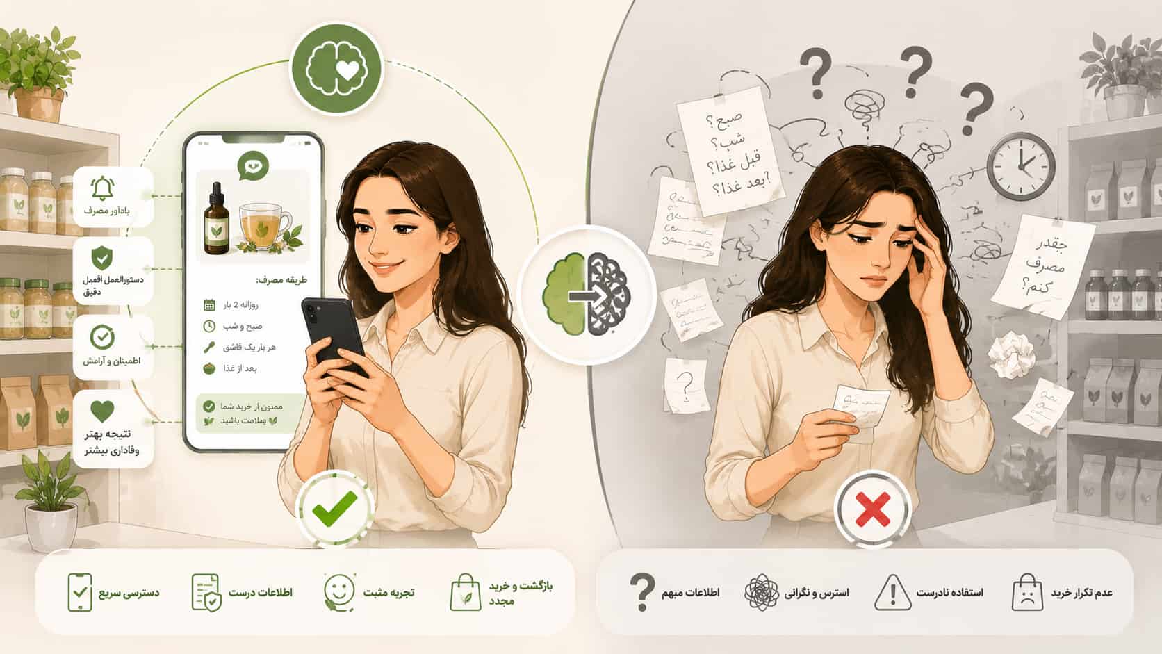 ارسال هوشمنده طریقه مصرف محصول