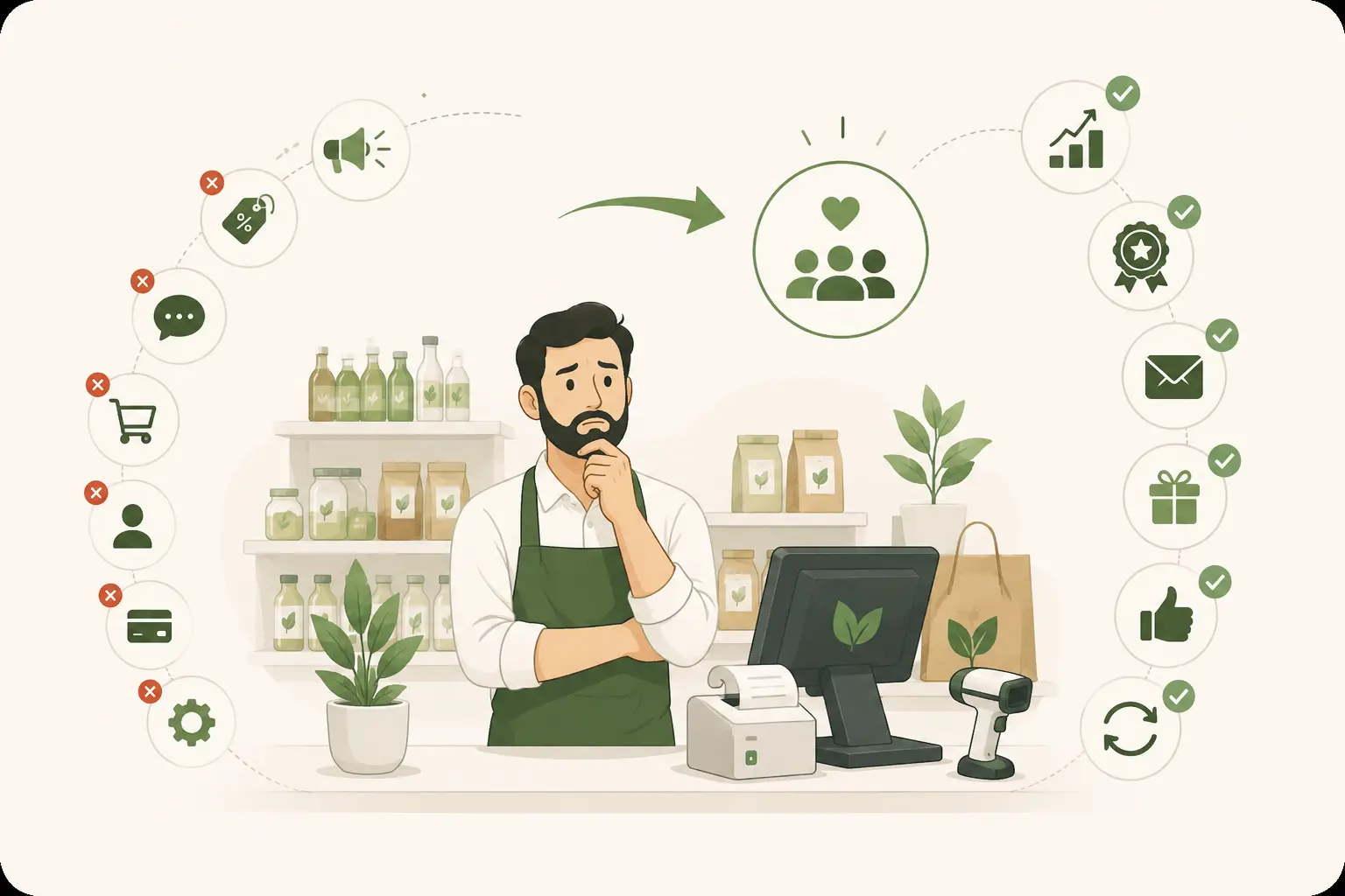 ۷ اشتباه رایج فروشگاه‌ها در حفظ مشتری (و راه‌حل‌های نجات‌بخش)